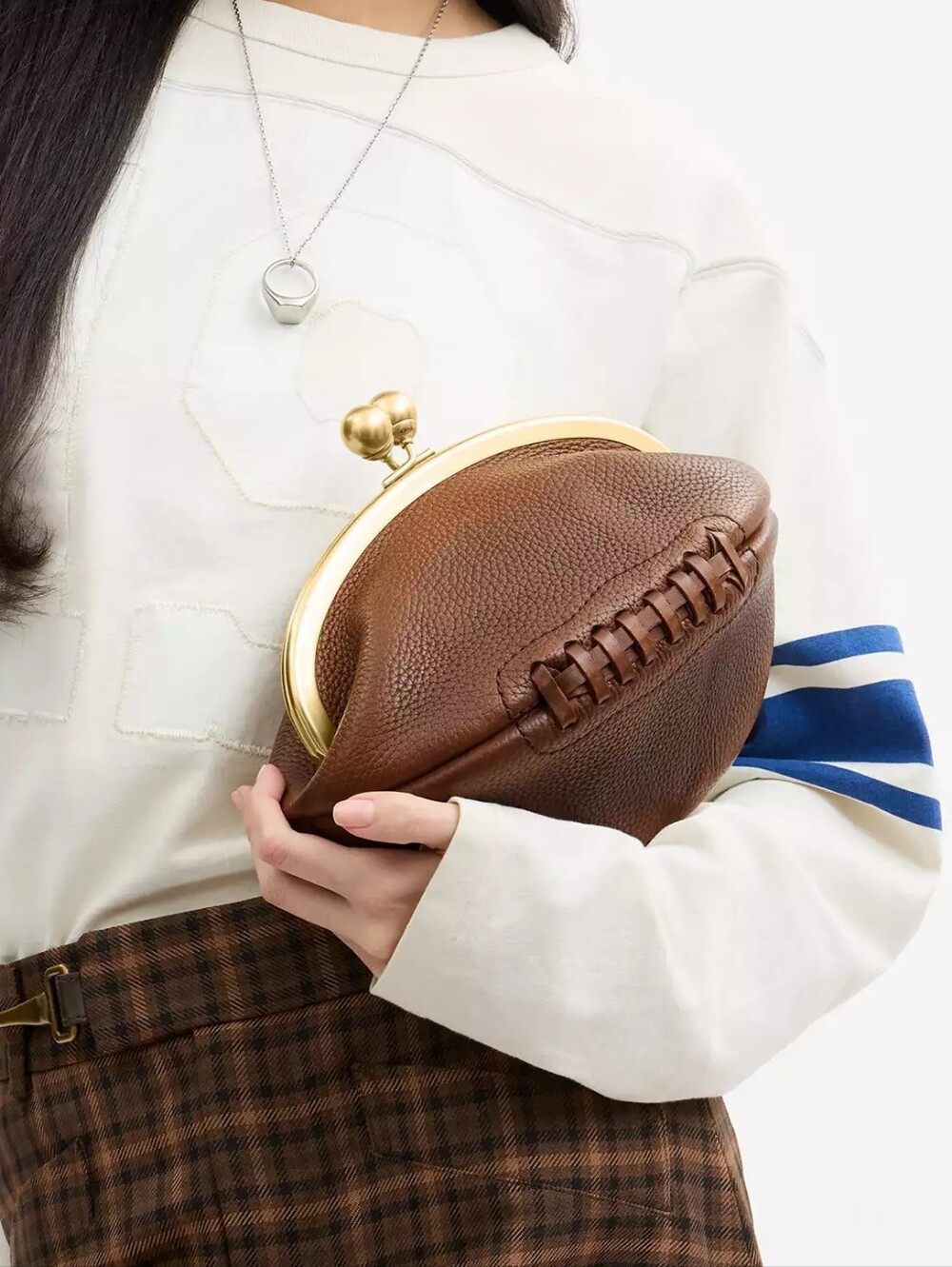 Coach RUNWAY Football Kisslock Frame Bag - Picture 5 of 9